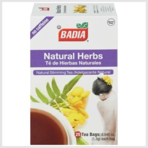 Badia Spices Tea, Natural Herbs, Tea Bags