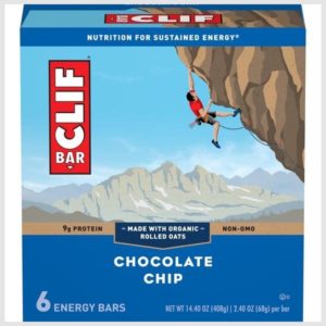 CLIF BAR Energy Bars Chocolate Chip - 6 Ct