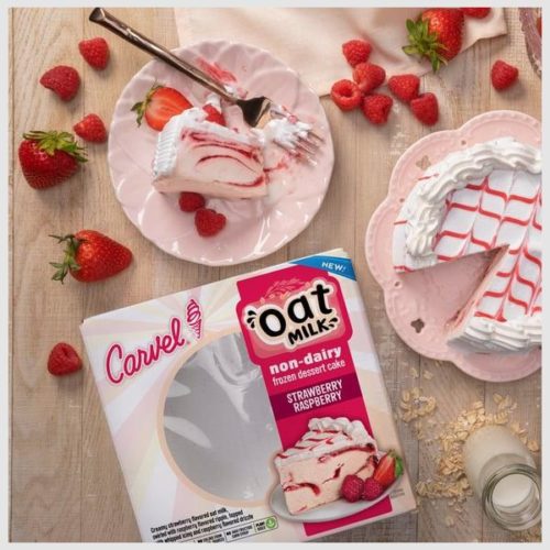 Carvel Oat Milk Frozen Dessert Cake, Strawberry Raspberry, Non Dairy