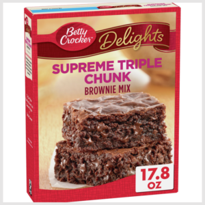 Betty Crocker Delights Triple Chunk Supreme Brownie Mix