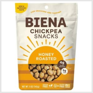 Biena Chickpea Snacks, Honey Roasted