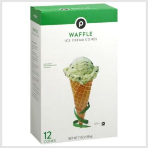 Publix Ice Cream Cones, Waffle