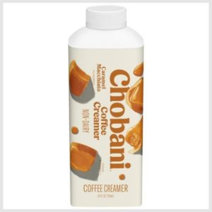 Chobani Coffee Creamer, Caramel Macchiato Flavored, Plant Based