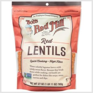 Bob's Red Mill Lentils, Red