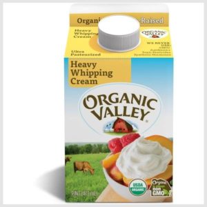 Organic Valley Ultra Pasteurized Organic Heavy Whipping Cream