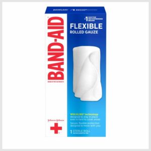 BAND-AID First Aid Product Flexible Rolled Gauze