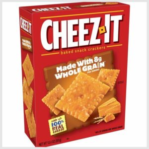 Cheez-It Cheese Crackers, Baked Snack Crackers, Made with Whole Grain