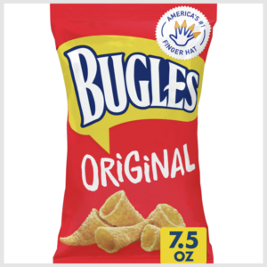 Bugles Crispy Corn Snacks, Original Flavor, Snack Bag