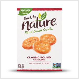 Back to Nature Classic Round​ Crackers, Non-GMO Project Verified, Kosher​
