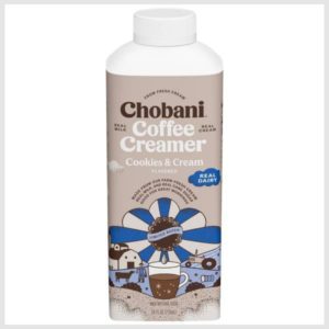 Chobani Coffee Creamer, Cookies & Cream Flavored