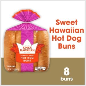 King's Hawaiian Sweet Hot Dog Buns