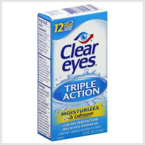 Clear Eyes Eye Drops Triple Action