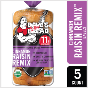 Dave's Killer Bread Cinnamon Raisin Remix Organic Bagels