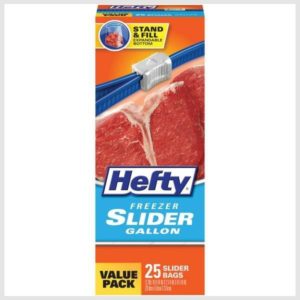 Hefty Freezer Slider Bags Value Pack