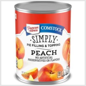 Duncan Hines Comstock Comstock Peach Pie Filling and Topping