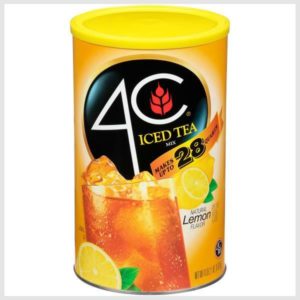 4C Foods Iced Tea Mix, Lemon Flavor