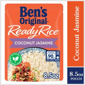 Ben's Original Coconut Jasmine Flavored Rice Easy Dinner Side