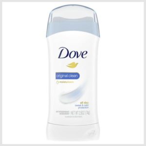 Dove Antiperspirant Deodorant Stick Original Clean,