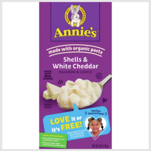 Annie's White Cheddar Shells Macaroni and Cheese Dinner with Organic Pasta