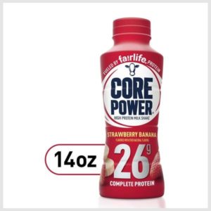 Core Power Complete Protein By Fairlife, 26G Strawberrybanan Flavor Protein Shake