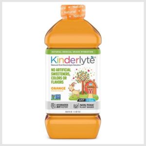 Kinderlyte Natural Oral Electrolyte Solution Orange