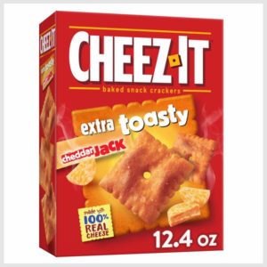 Cheez-It Cheese Crackers, Baked Snack Crackers, Kids Snacks, Extra Toasty Cheddar Jack