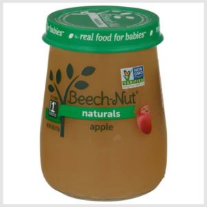 Beech-Nut Naturals Apple Baby Food Jar
