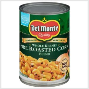 Del Monte Corn Blend, Fire-Roasted, Whole Kernel