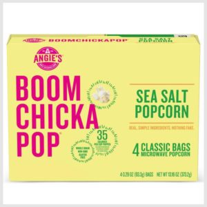 Angie's Boomchickapop Sea Salt Microwave Popcorn