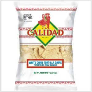 Calidad Tortilla Chips, White Corn