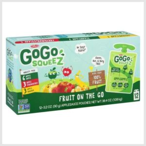 GoGo Squeez Applesauce On The Go Pouches, Variety
