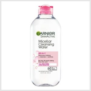 Garnier Cleansing Water to Cleanse and Remove Makeup,