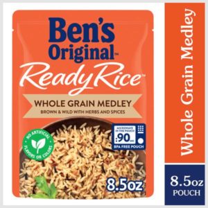 Ben's Original Whole Grain Medley Flavored Rice Easy Dinner Side