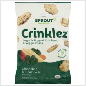 Sprout Organic Toddler Snacks, Organic, Cheddar & Spinach
