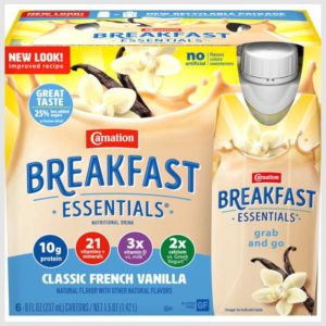Carnation Breakfast Essentials Nutritional Drink, Classic French Vanilla