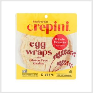 Crepini Egg wraps with gluten free grains