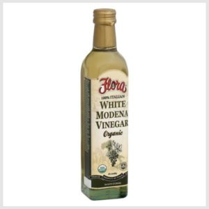Flora Fine Foods Vinegar, White Modena, Organic