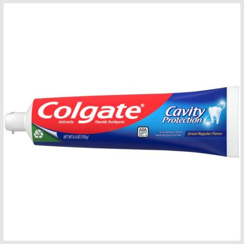 Colgate Toothpaste with Fluoride, Great Regular Flavor