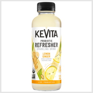 KeVita Sparkling Drink, Lemon Ginger, Probiotic Refresher