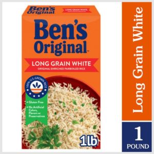 Ben's Original Converted Brand Enriched Long Grain White Rice Parboiled Rice
