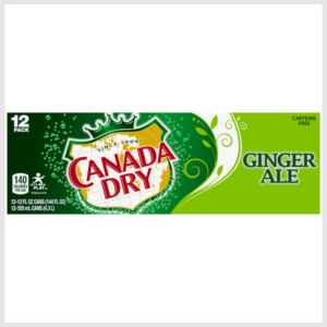 Canada Dry Ginger Ale, Caffeine Free, 12 pack