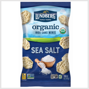Lundberg Family Farms Organic Rice Cake Minis, Sea Salt