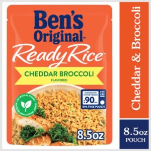 Ben's Original Cheddar Broccoli Flavored Rice Easy Dinner Side