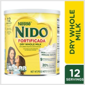 Nestlé Nido Fortificada Dry Milk, 12 servings
