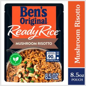 Ben's Original Mushroom Risotto Flavored Rice Easy Dinner Side