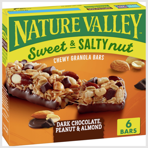 Nature Valley Sweet and Salty Nut Bars, Dark Chocolate Peanut Almond