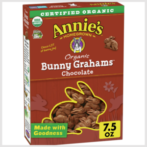 Annie's Organic Chocolate Bunny Graham Crackers